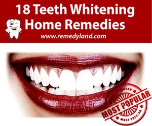 teeth whitening home remedies