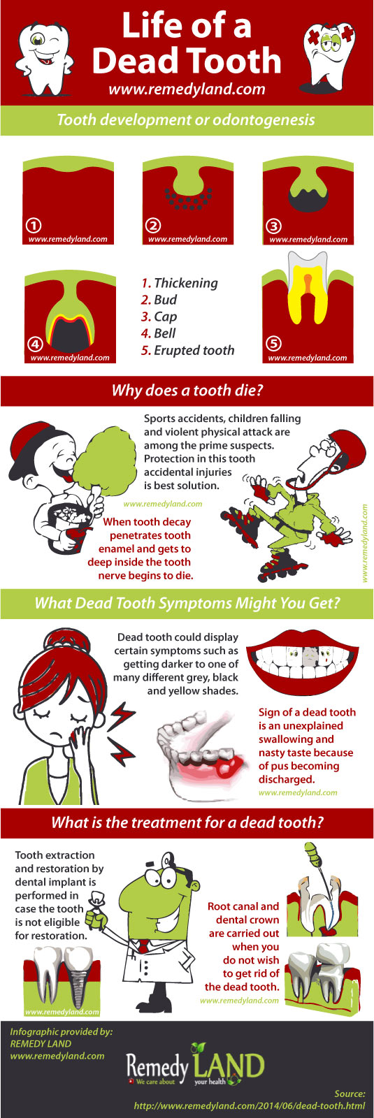 dead tooth infographic