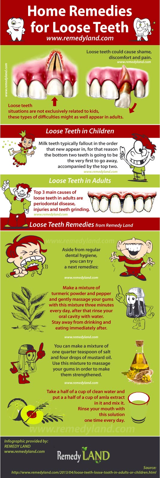 loose teeth home remedies