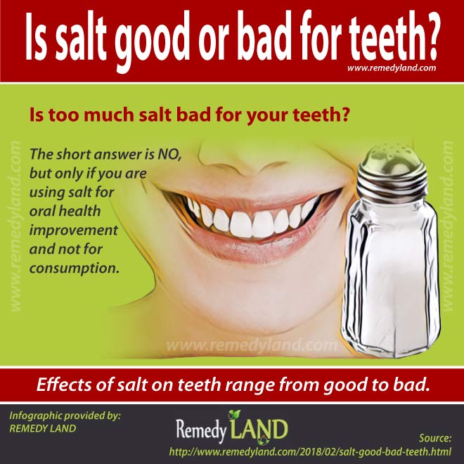 salt good bad teeth